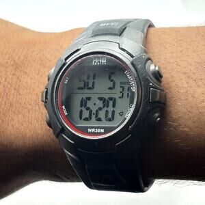 1440 Sports Black Digital Men's Watch